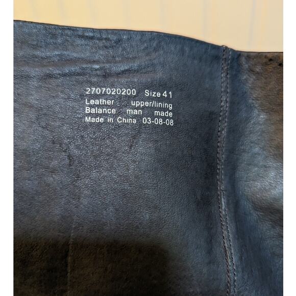 COPY - Dansko Women's Tyra Black Soft Leather Tall Boot EU Size 41 - Picture 5 of 8